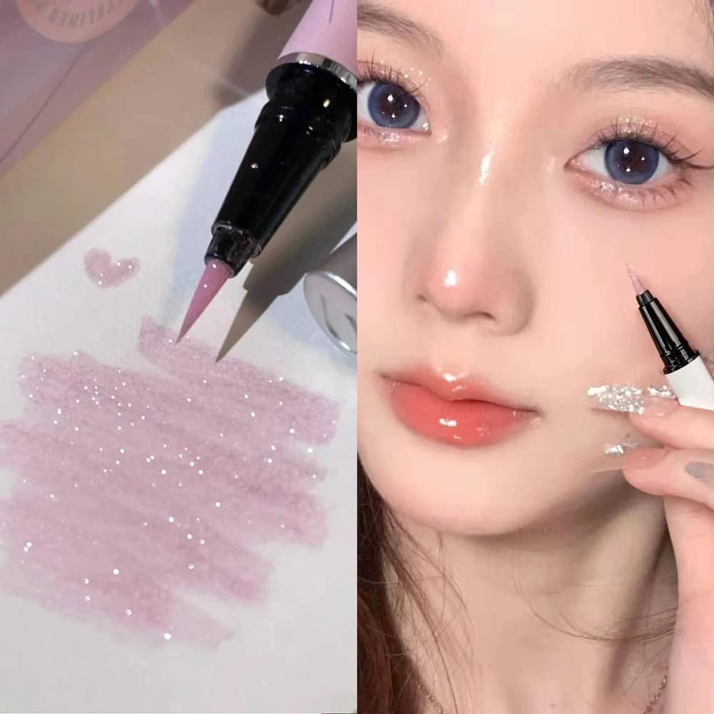 Lying Silkworm Pen Long Lasting Glitter Eyeshadow Stick Eye Makeup Tool for  Women Girls New