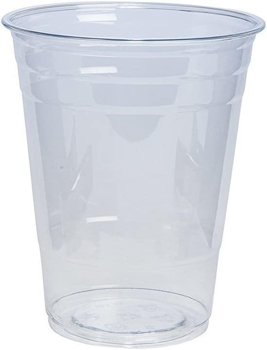 100 Pack 16 oz. Crystal Clear PET Plastic Cups