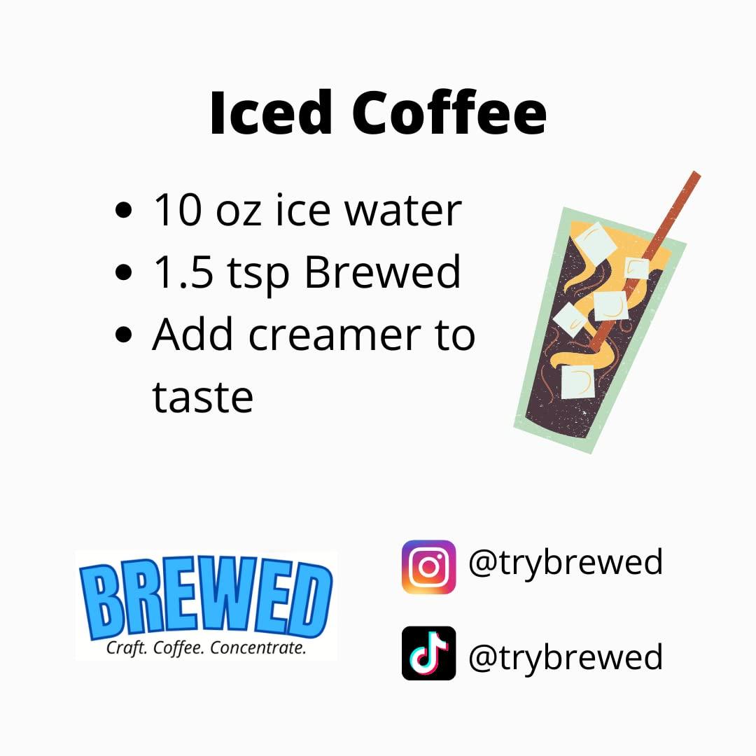 Brewed Coffee Concentrate 30x Liquid Cold Brew 36 Cups Arabica