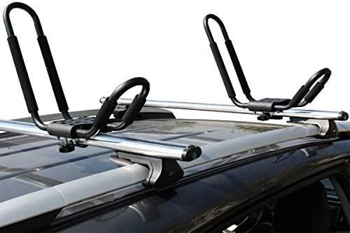 TMS J Bar Rack HD Kayak Carrier Canoe Boat Surf Ski Roof Top
