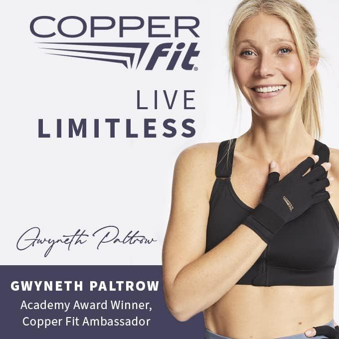  Copper Fit ICE Compression Gloves Infused with Menthol