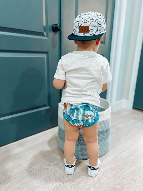 BIG ELEPHANT Baby Boys Training Pants Absorbent Toddler Potty Training  Underwear 100% Cotton Dino D 3T (Pack of 10)