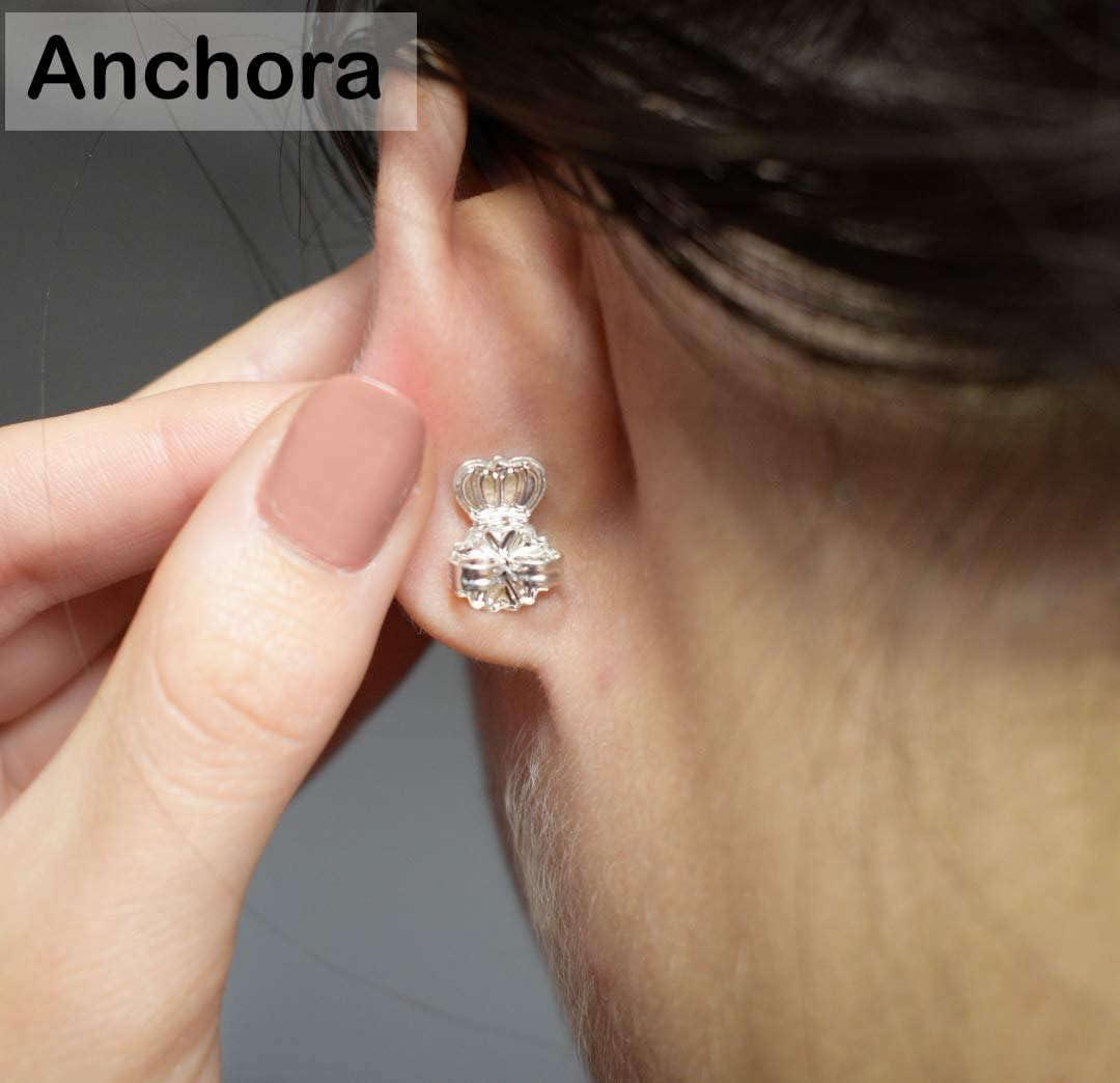 ANCHORA Original Magic Earring Backs for Droopy Ears Earring Lifters