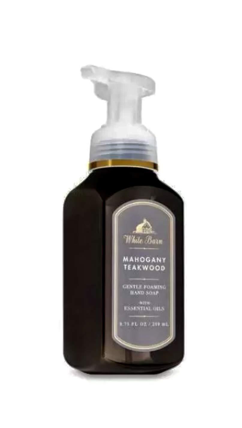 Bath Body Works Gentle Foaming Hand Soap Mahogany Teakwood Aloe Vera 8.73  Fl Oz (Pack of