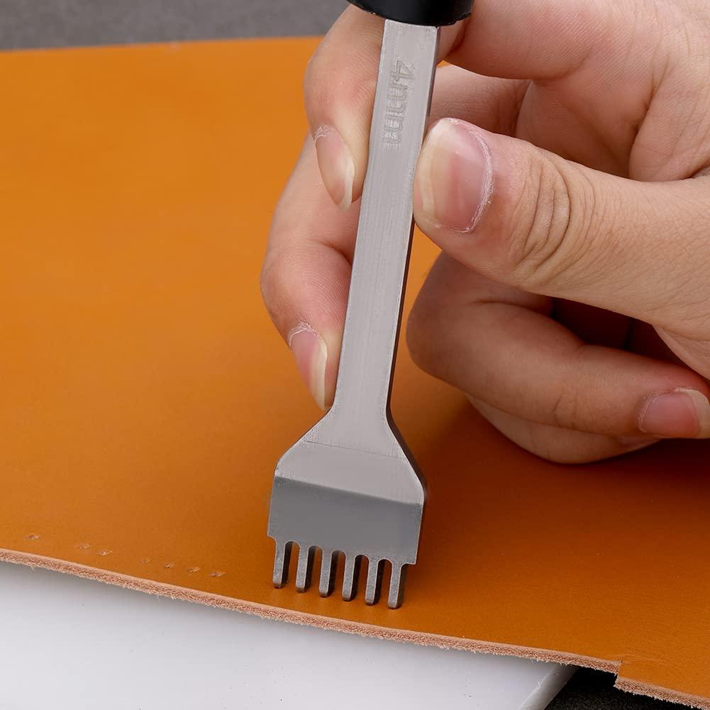 6 Prong Leather Stitching Punch & Hole Punch Tool for DIY Leather Craft