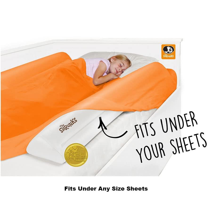 Shrunks 2Pack Inflatable Bed Rail for Toddlers, Kids, Adults & Elderly Portable Bumpers for