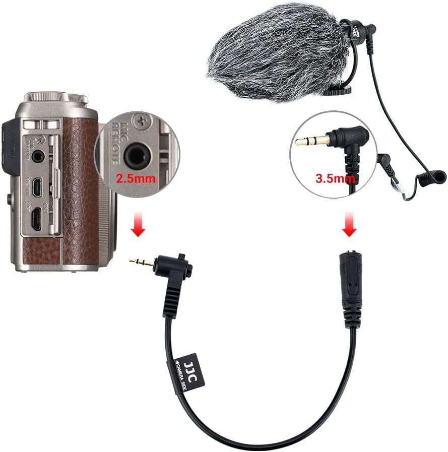 JJC to Microphone Audio Cable Adapter for Fuji
