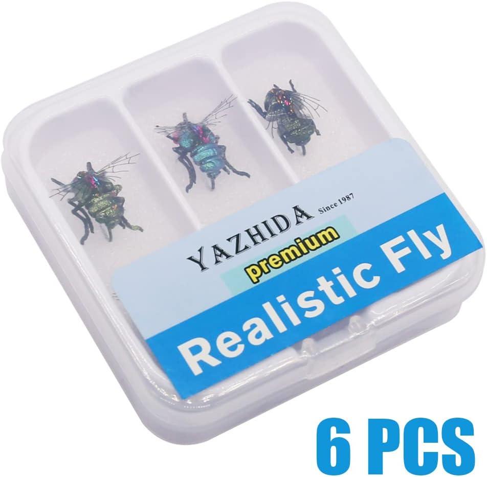 YZD Realistic Fly Fishing Dry Wet Nymph Trout Flies Topwater Lures