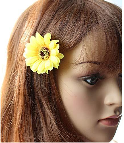 18 Pcs Daisy Hair Clips Pairs of Sweet Flower Hair Clips Suitable for Beach  Wedding Bridesmaids Brides and Flower Girl Hair Accessories Clothing  Accessories 18 Colors