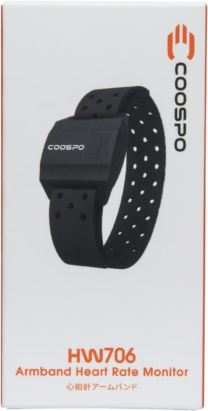 HW9 COOSPO brassard moniteur de équence cardiaque LED
