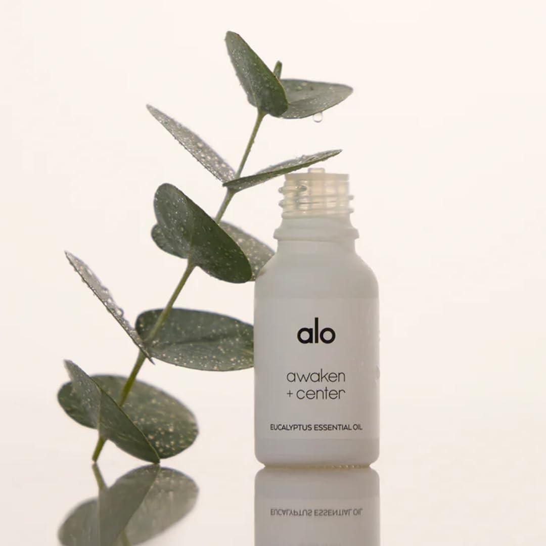 Alo Yoga Eucalyptus Essential Oil - Therapeutic Grade Non-GMO 15 ml |  Awaken & Center Aromatherapy | Buy Now with Express International Delivery  | GoSupps.com