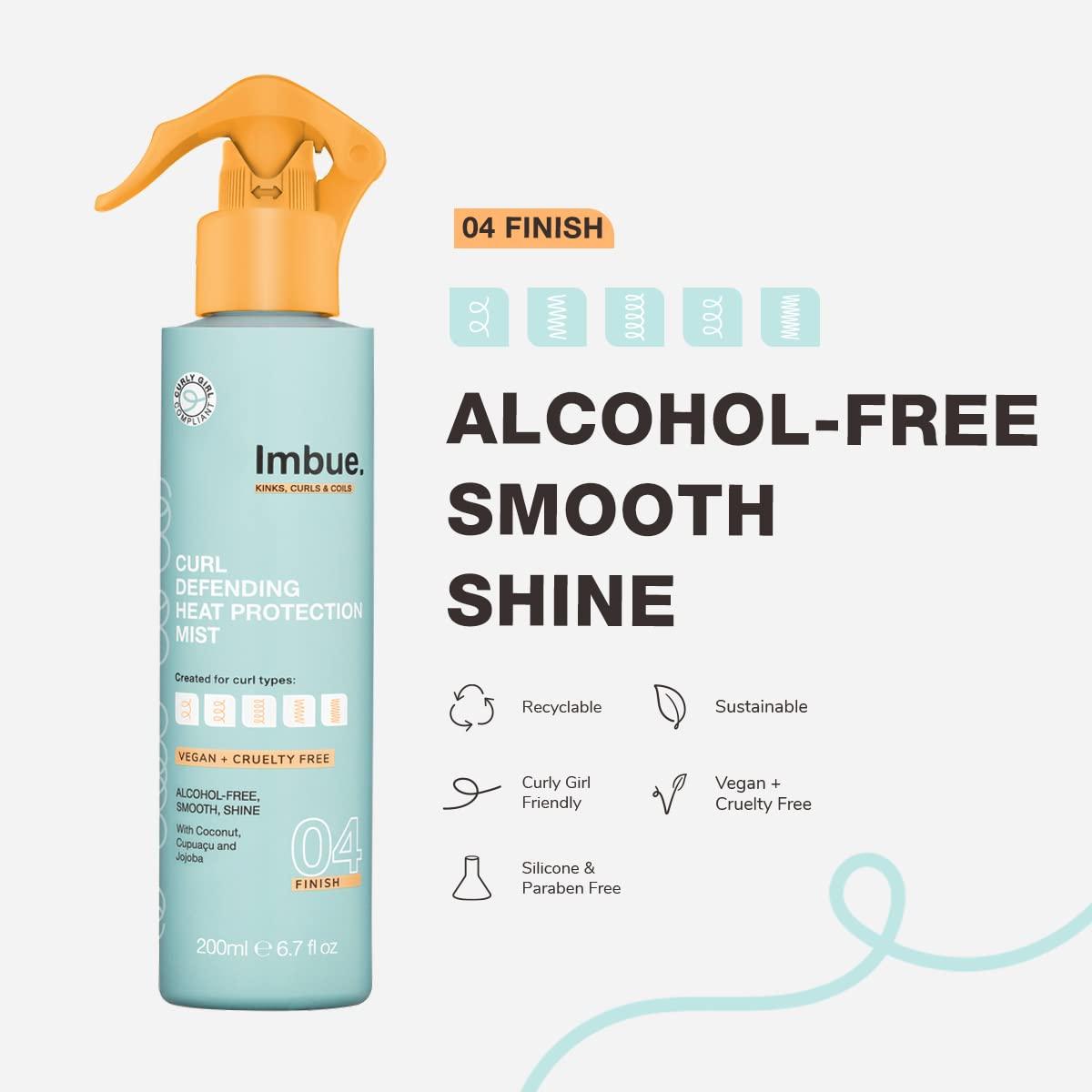 Imbue Heat Protection Spray Mist For Curly Hairs Thermal