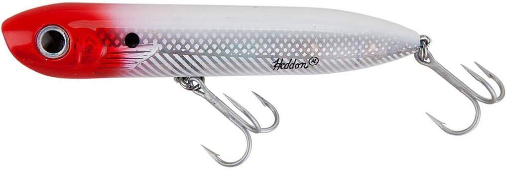 Heddon Chug'N Spook Jr Topwater Fishing Lure - 1/2 oz, Red Head