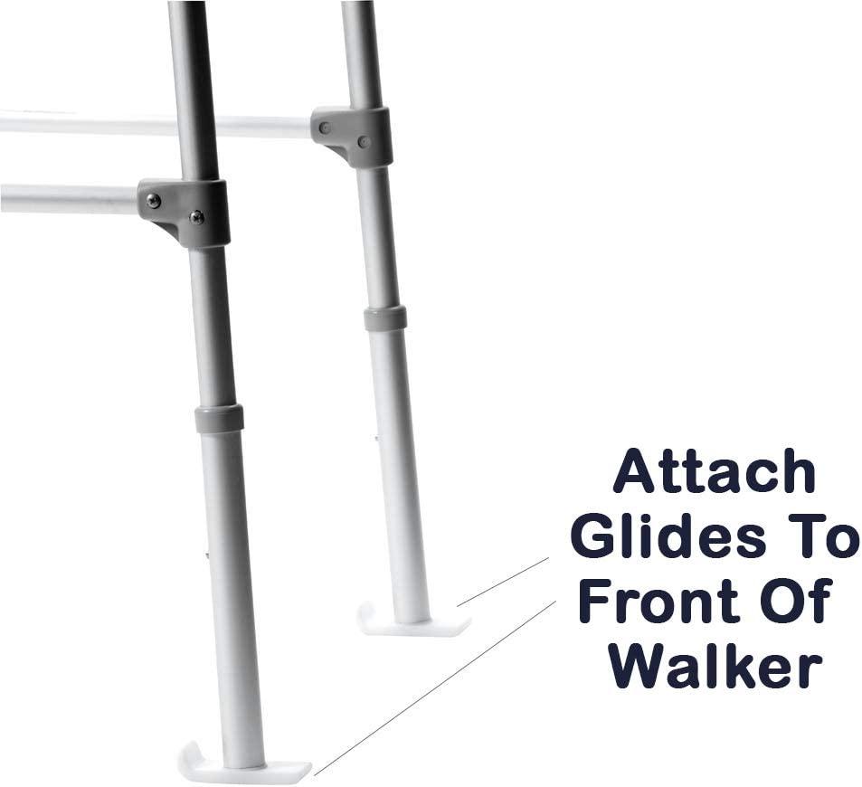 Carex Walker Glides Universal Walker Skis Glides Skis for Walkers, Fits Most Walkers