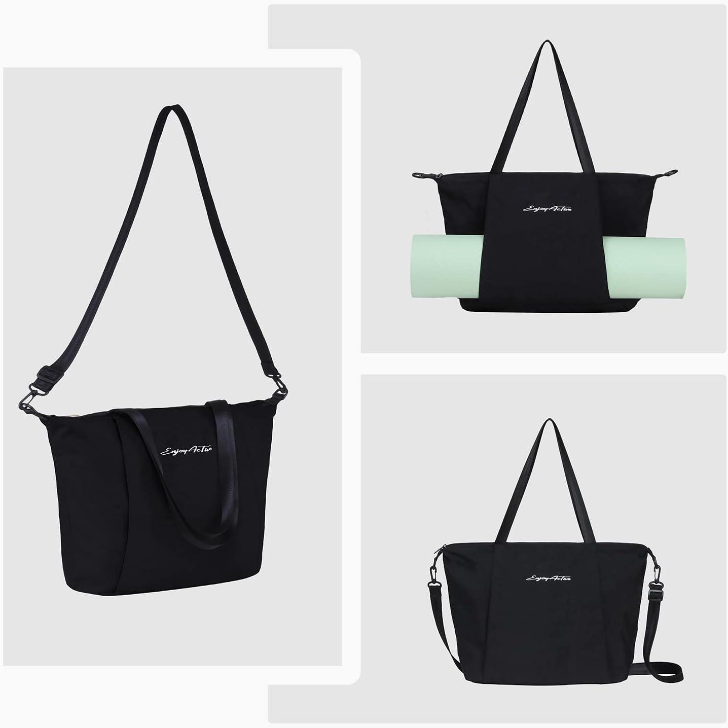 EnjoyActive Yoga Mat Bag | Waterproof Lightweight Multi Pocket