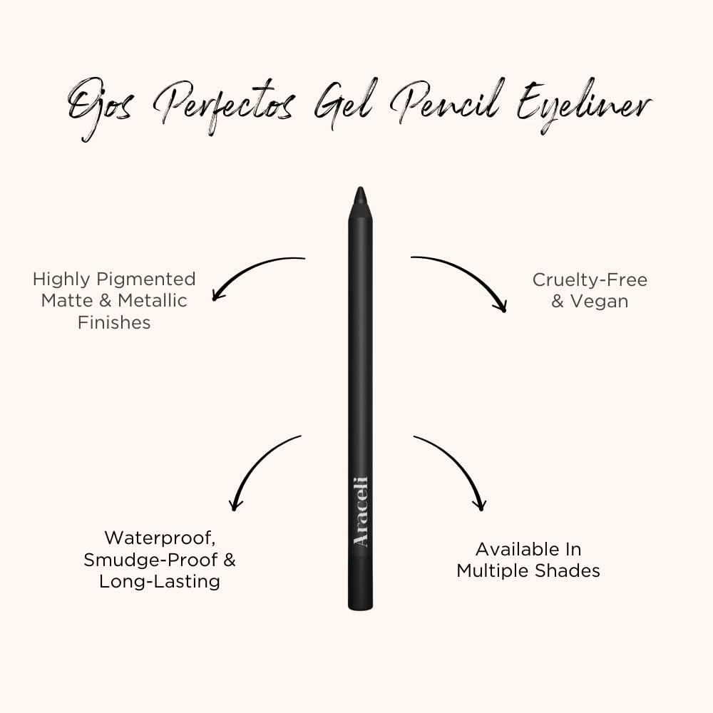 Araceli Beauty Ojos Perfectos Gel Pencil Eyeliner Wine Vino Wine / Vino