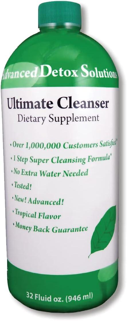 Advanced Detox Solutions Ultimate Cleanser 32 Fl Oz - Complete Body ...