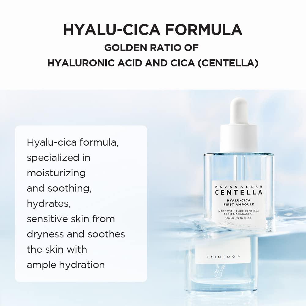SKIN1004 HyaluCICA First Ampoule 3.38 fl. oz 100ml Soothing Hydration