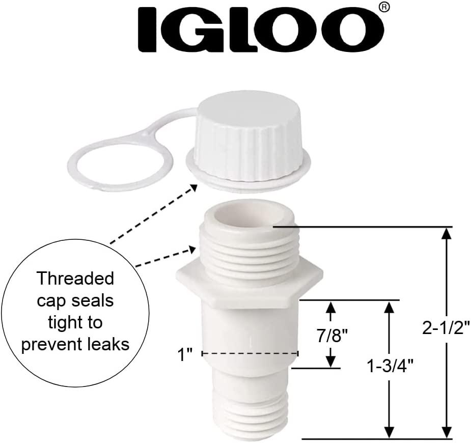 Igloo Replacement Threaded Drain Plug Durable and EasytoInstall