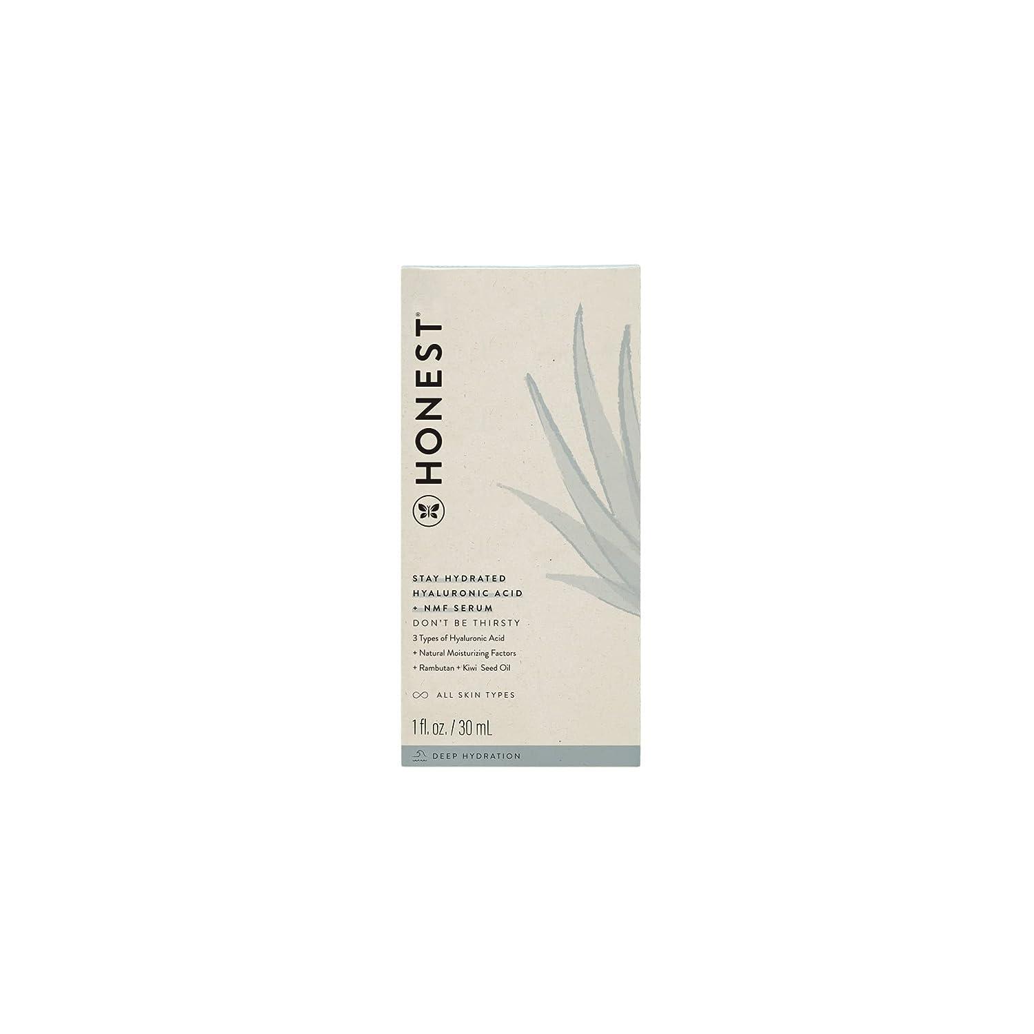 Honest Beauty Stay Hydrated Hyaluronic Acid + NMF Serum with 3 Types of Hyaluronic Acid EWG