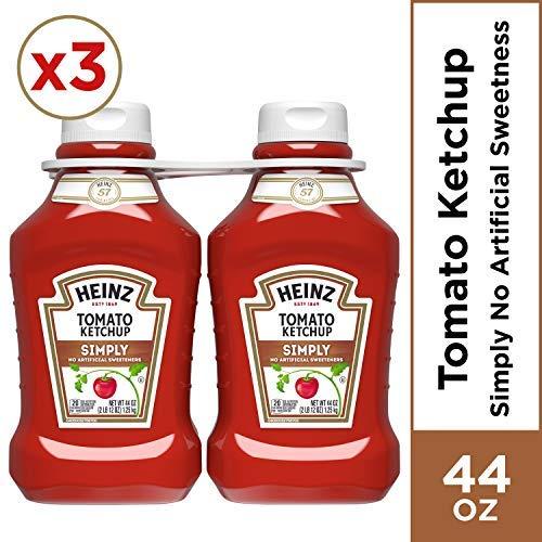 Heinz Simply Heinz Tomato Ketchup 3 Count (44 oz)