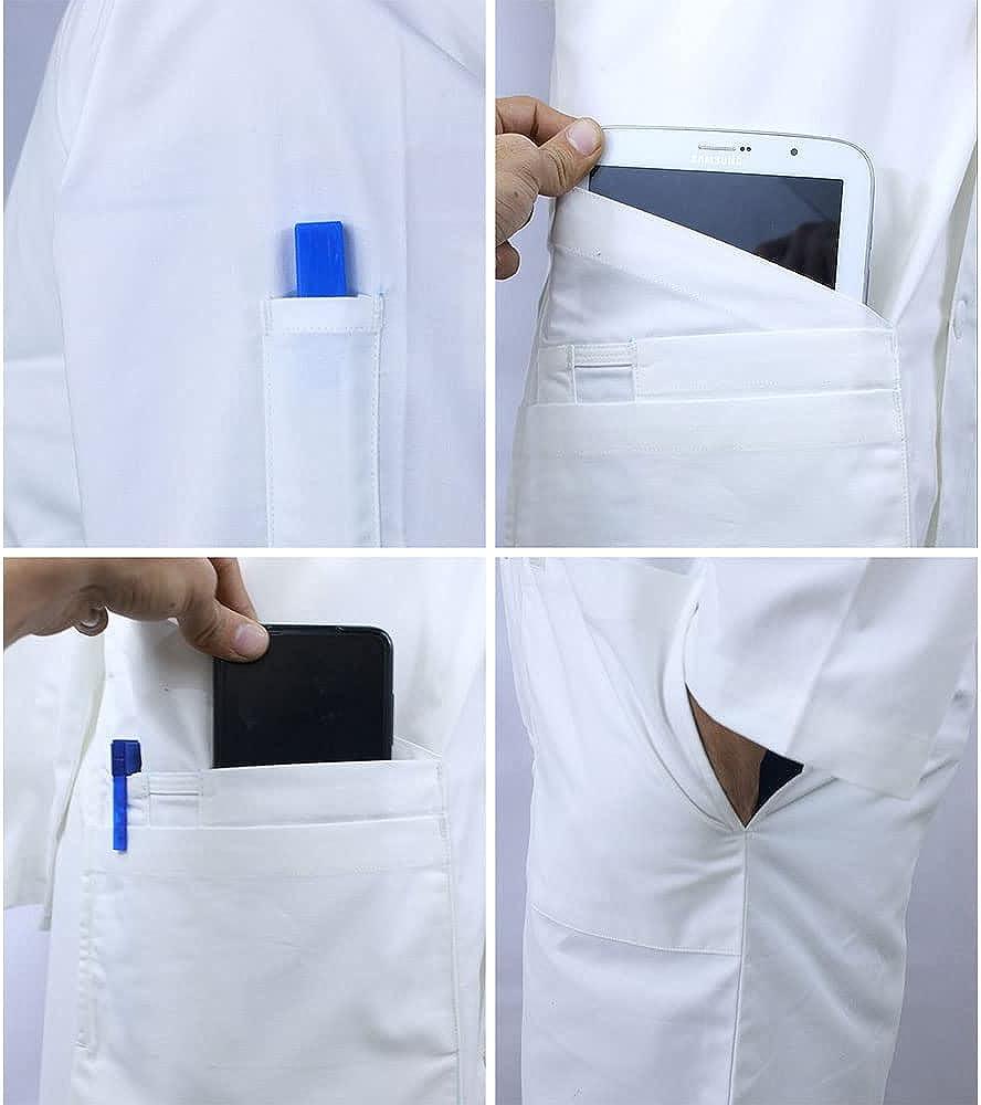 HEEDFIT Premium Unisex Lab Coat Comfortable Poly-Cotton