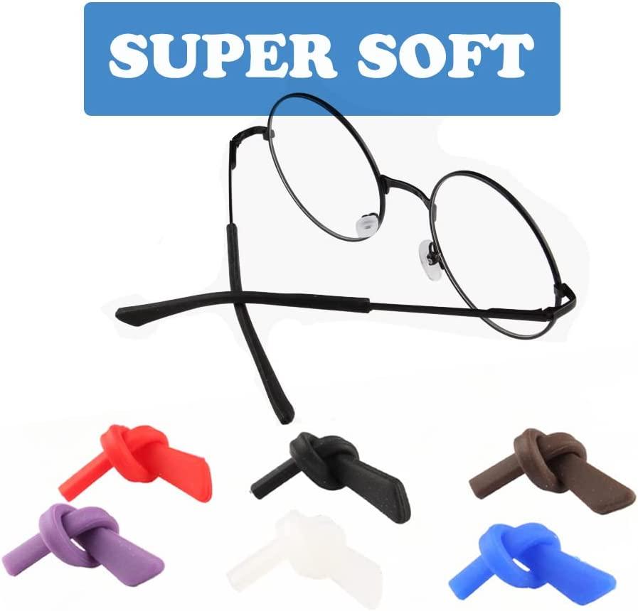 OPUGIT Eyeglass Replacement Temples, Silicone Eyeglass End Tips Ear