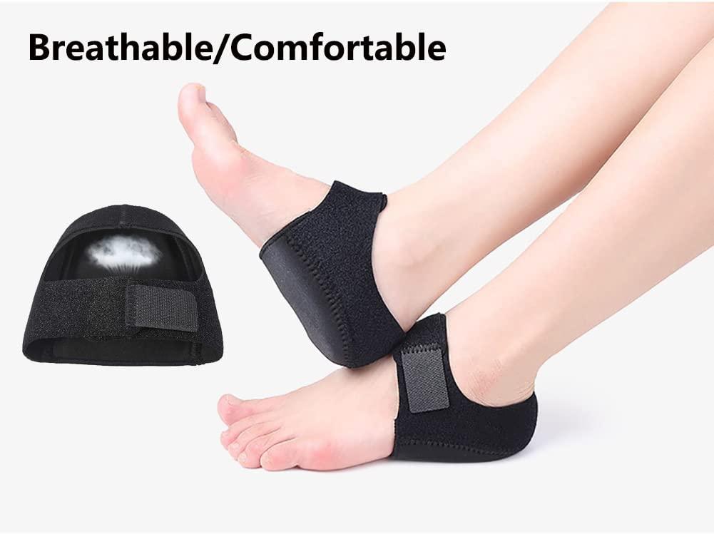 Heel Protectors, Gel Heel Cups, Heel Cushion Support for Plantar Fasciitis, Heel  Pain, Achilles Tendinitis, Dry Cracked Heels, Heel Pads for Men & Women -  Walmart.com