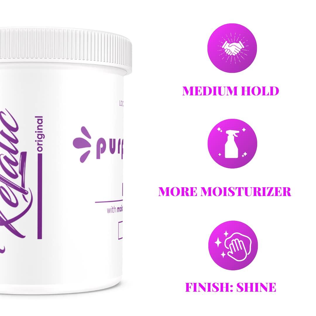 Kelatic Purple Stuff Locking Loc Gel for Dreads Retwisting Extra