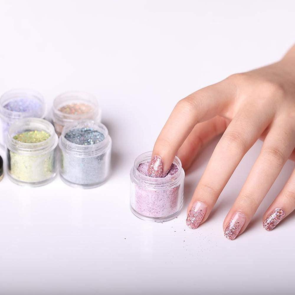 Neptune Dip Powder Nail Kit 8 colors, 1 OZ Per Jar, Colorful Dip Nail