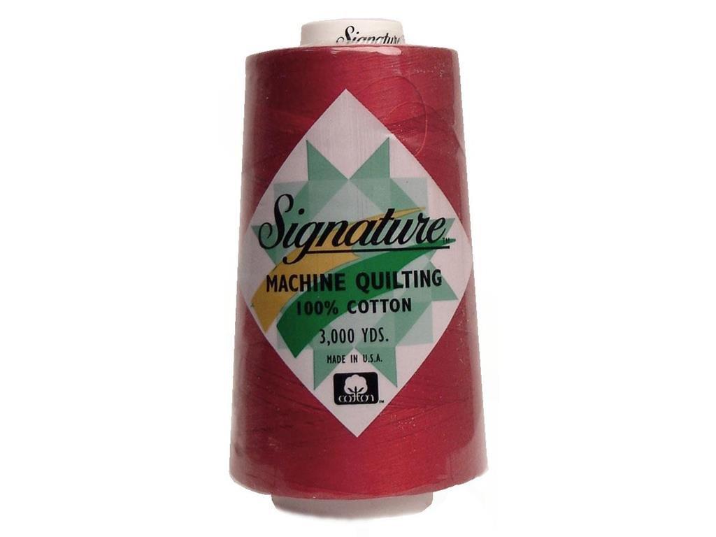 Signature Thread Signature Ctn 3000yd Holiday Red 100 Cotton Quilt