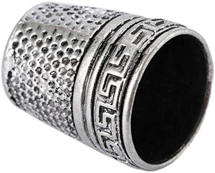 Thimbles for Hand Sewing - Silver Hand Quilting Thimble, 3 Pcs - Metal  Finger Protector for Sewing, 24mm x 20mm
