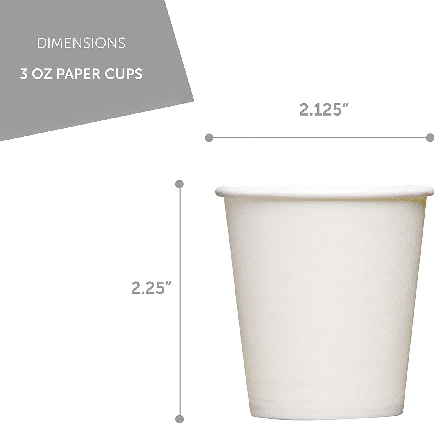 Disposable Paper Cups All Sizes Small Case Pack