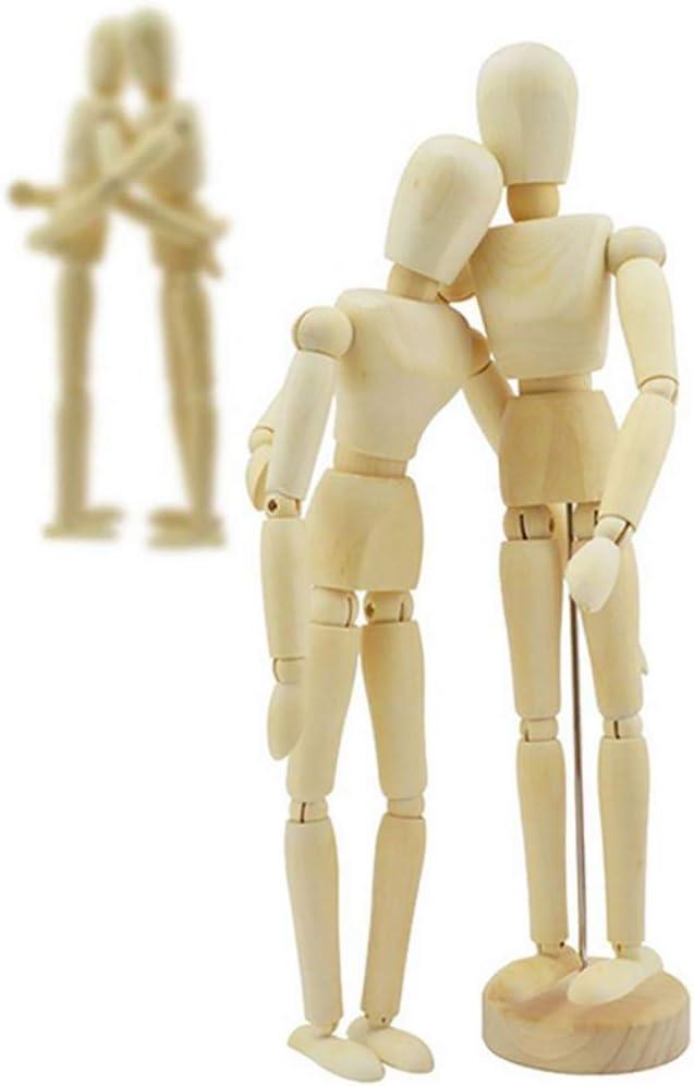 Artist Wooden Manikin Mannequin Sketching Lay Figure Drawing Model Aid