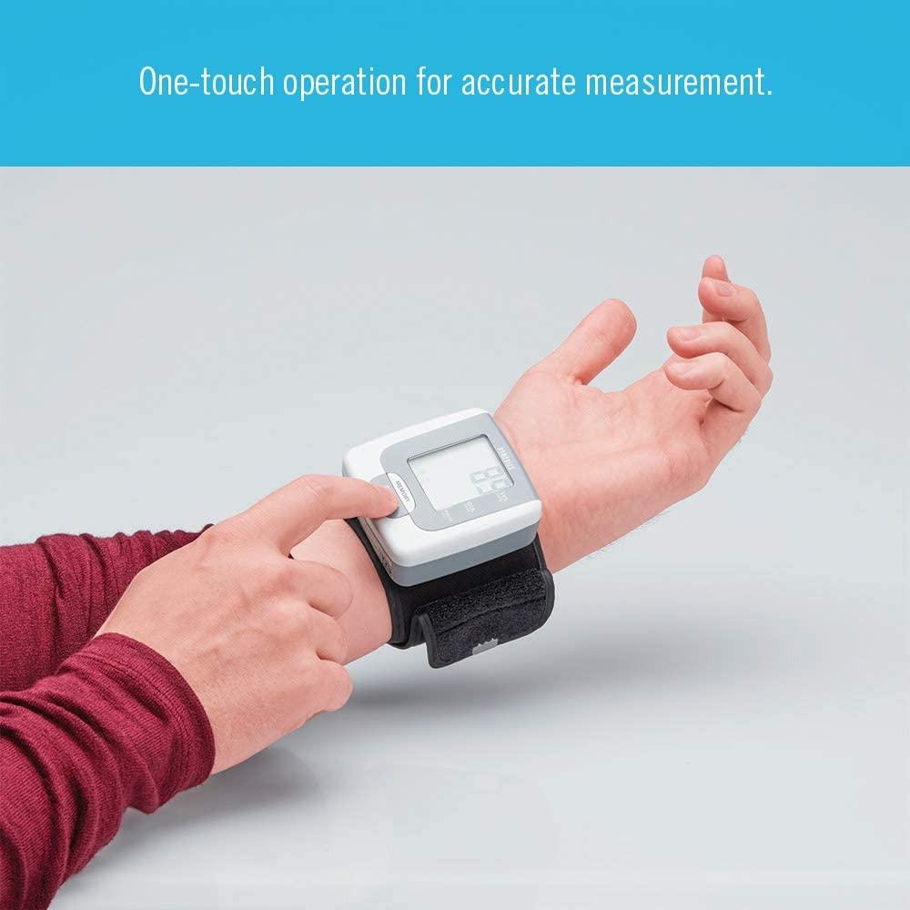 HoMedics Blood Pressure Wrist Monitor Automatic Wireless BP Cuff with