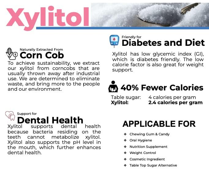 Healtang Xylitol Natural Sweetener 1.1 lbs Keto Friendly Sugar