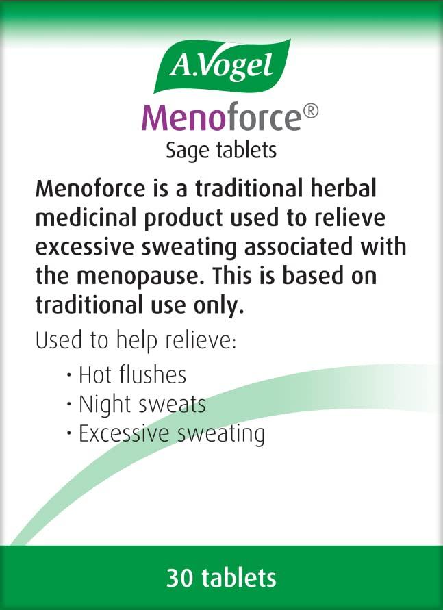A.Vogel Menoforce Sage Tablets Natural Menopause Relief (30 tablets)
