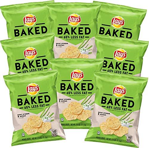 Lay's Baked Sour Cream & Onion Flavored Potato Crisps, 1.375 ...