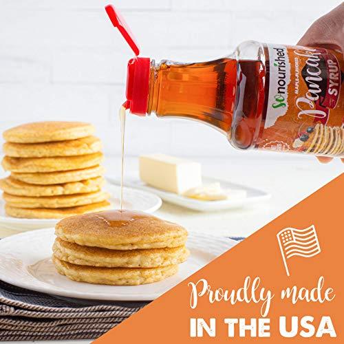 So Nourished Keto Maple Syrup Low Calorie Pancake Syrup 16 FL OZ 1g