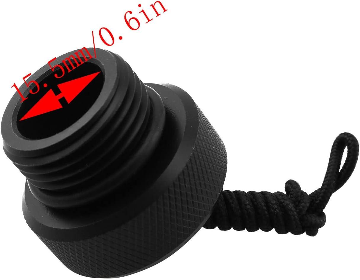 LQ Industrial DIN Tank Valve Cover Black Scuba Diving Dive DIN Tank Valve Regulator Dust Plug