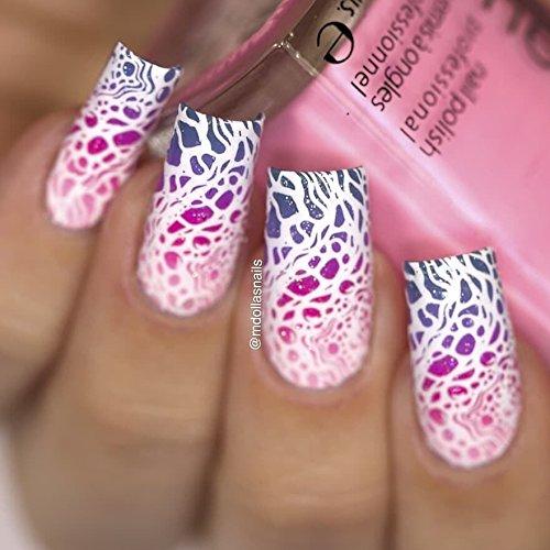 Whats Up Nails - B010 Texture Me Nature Stamping Plate for Nail Art Design