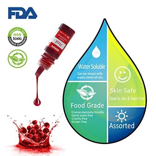 24 Color Food Coloring - Concentrated Liquid Cake Food Coloring Set for  Baking, Decorating, Icing and Cooking - Rainbow Food Colors Dye for DIY