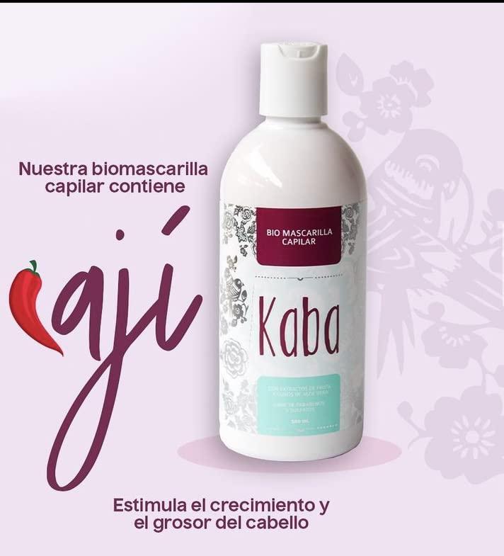 Kaba Kit de Crecimiento Maximo Shampoo de Cebolla Biomascarilla y