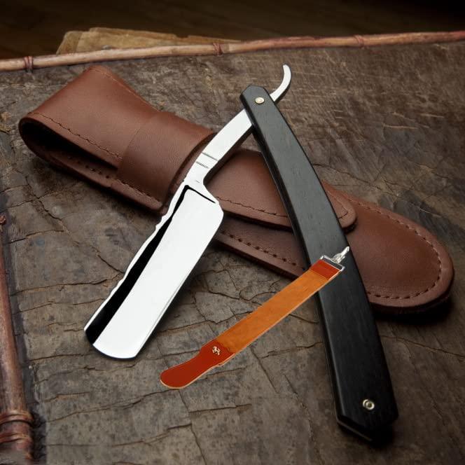 Leather Razor Strop Shaving Sharpener Strap Barber Straight Razor Knife  Sharpening Belt