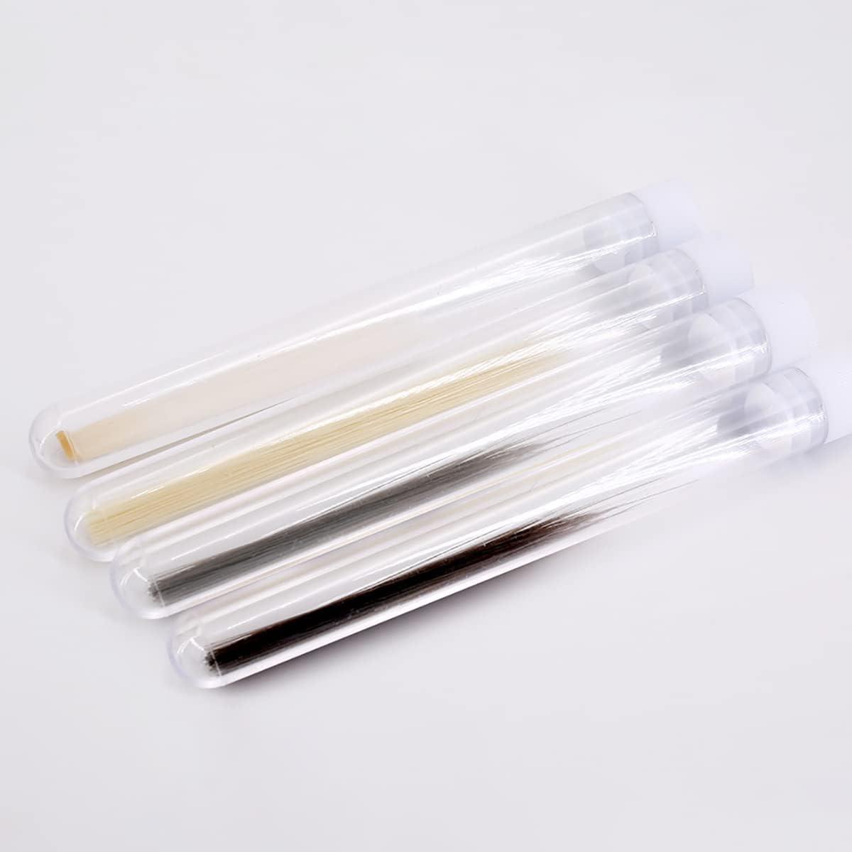 50 Animal Whiskers for Crafts Needle Felting White