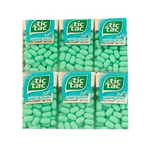Tic Tac Wintergreen Flavored Mints 6 Pack Wintergreen Mints 1 oz Tub