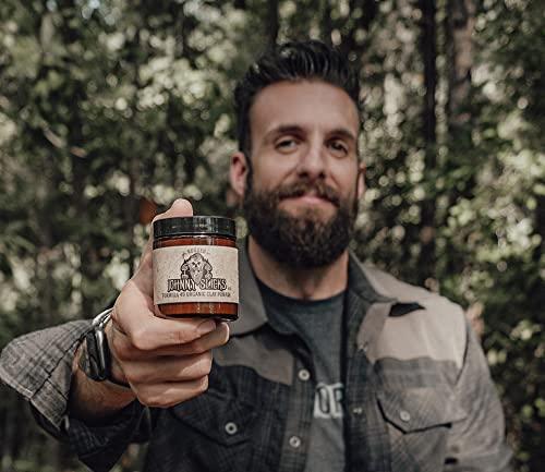 Johnny Slicks Rugged Oil Based Pomade - Organic Hair Pomade for Men with  Low to Medium Hold - Promotes Healthy Hair Growth and Helps Hydrate Dry  Skin - (4 Ounce)