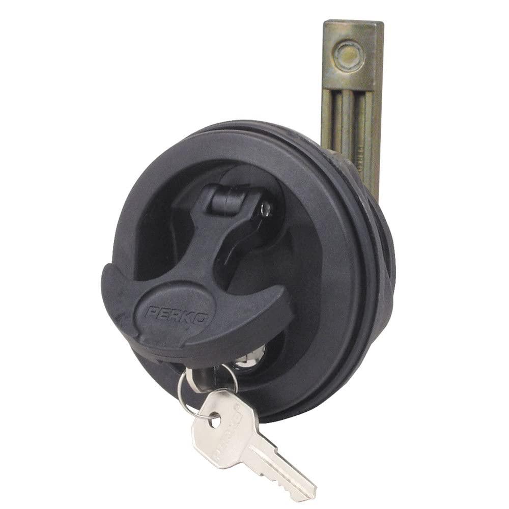 Replacement Parts Perko Flush Mount Cam Lock With Keys - Stainless