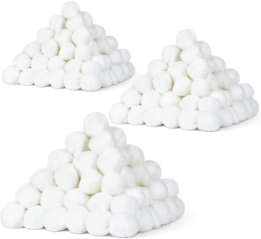 400pcs Cotton Balls Cottonballs Lint Balls Salon Cotton Ball Cosmetic Balls  Disposable Cotton Ball Bulk Pompom