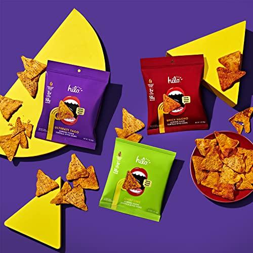 Hilo Life Low Carb Keto Tortilla Chips Bold Variety Pack (12 Count